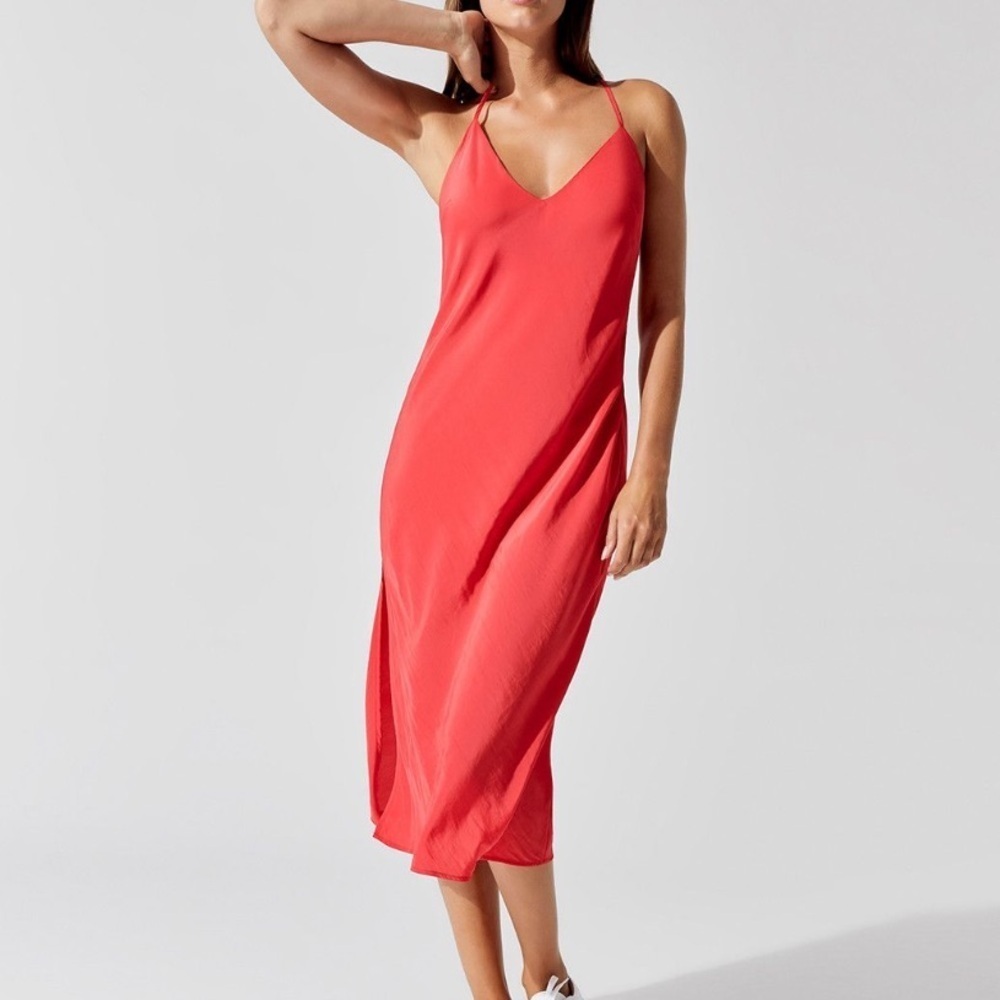 Carbon38- Midi Length Slip Dress
